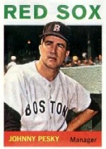 1964 Topps Baseball Cards      248     Johnny Pesky MG